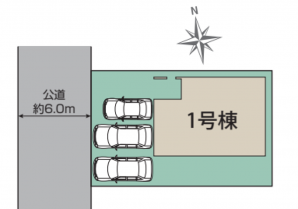 豊田市美里、新築一戸建ての画像です
