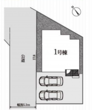 豊田市寺部町、新築一戸建ての玄関画像です
