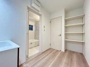 豊田市寺部町、新築一戸建ての洗面画像です