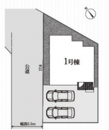 豊田市寺部町、新築一戸建ての玄関画像です
