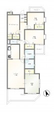 豊田市小坂町、マンションの間取り画像です