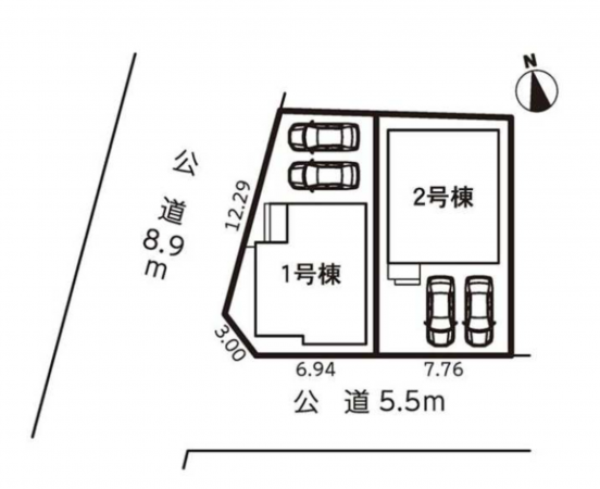 豊田市小坂町、新築一戸建ての画像です