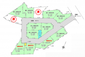 豊田市平戸橋町、土地の間取り画像です