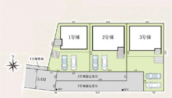 豊田市栄町、新築一戸建ての画像です