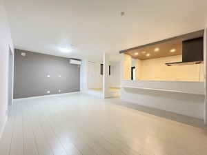 豊田市明和町、新築一戸建ての居間画像です