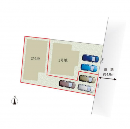 豊田市水源町、新築一戸建ての画像です