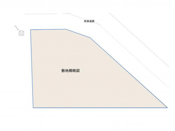 豊田市双美町、土地の間取り画像です