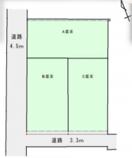豊田市青木町、土地の間取り画像です