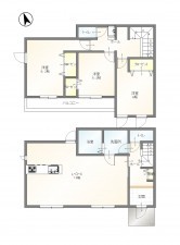 豊田市平山町、新築一戸建ての間取り画像です