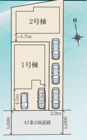 豊田市平山町、新築一戸建ての画像です