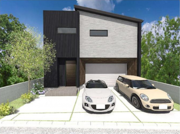 豊田市宮口町、新築一戸建ての完成予想図（外観）画像です