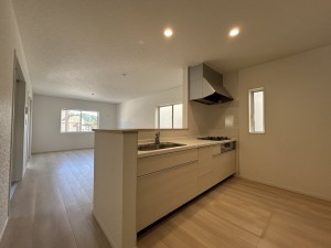 豊田市志賀町、新築一戸建てのキッチン画像です