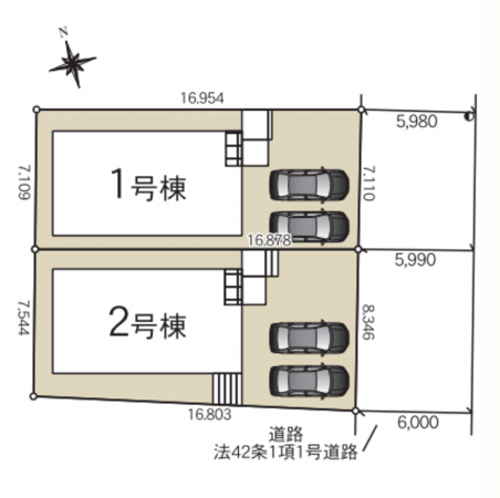 豊田市志賀町、新築一戸建ての画像です