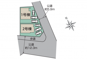 豊田市高上、新築一戸建ての画像です