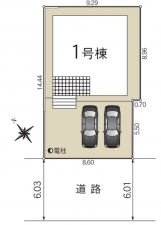 豊田市東山町、新築一戸建ての画像です