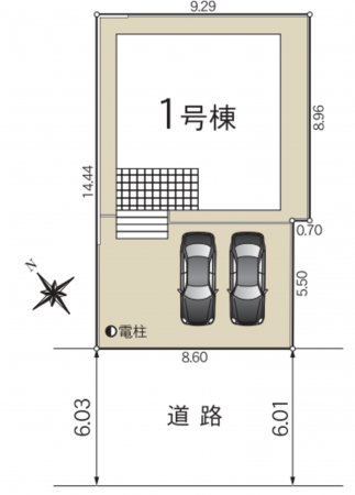 豊田市東山町、新築一戸建ての画像です