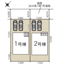 豊田市鴛鴨町、新築一戸建ての画像です