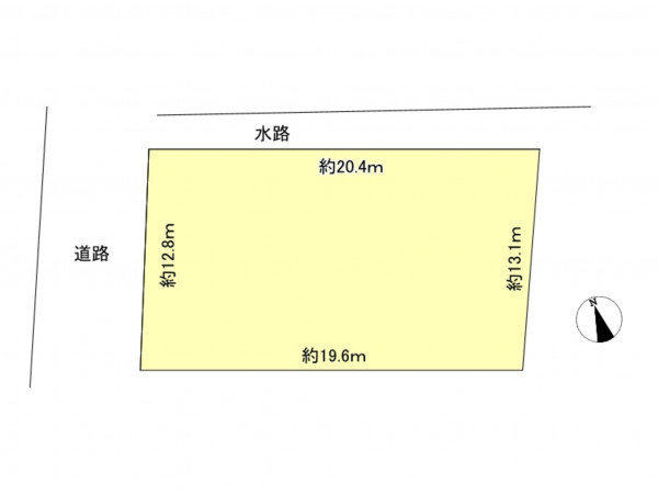 豊田市大林町、土地の間取り画像です