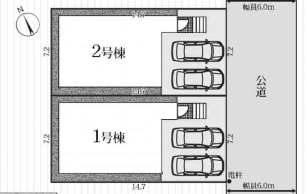 豊田市畝部東町、新築一戸建ての画像です