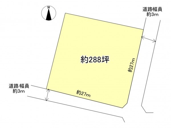 豊田市保見町、土地の間取り画像です