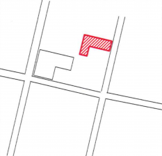 豊田市御船町、土地の間取り画像です