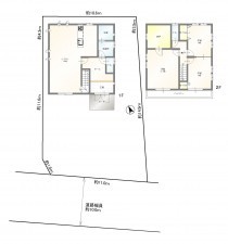 豊田市西広瀬町、中古一戸建ての間取り画像です