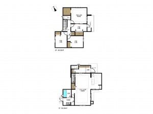 豊田市小坂町、新築一戸建ての間取り画像です