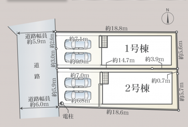 豊田市明和町、新築一戸建ての画像です