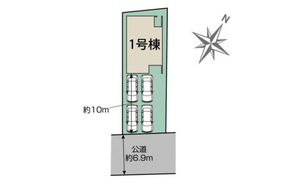 豊田市山之手、新築一戸建ての画像です