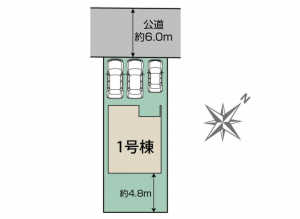 豊田市鴛鴨町、新築一戸建ての画像です