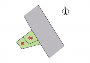 豊田市深田町、土地の間取り画像です