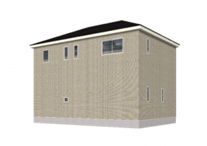 豊田市美里、新築一戸建ての外観画像です