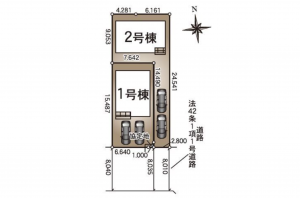 豊田市美里、新築一戸建ての画像です