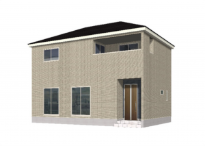 豊田市美里、新築一戸建ての外観画像です