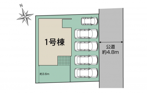 豊田市井上町、新築一戸建ての画像です