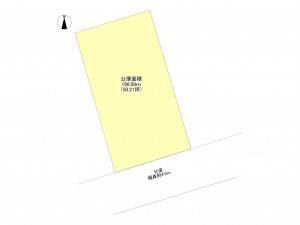 豊田市上原町、土地の間取り画像です