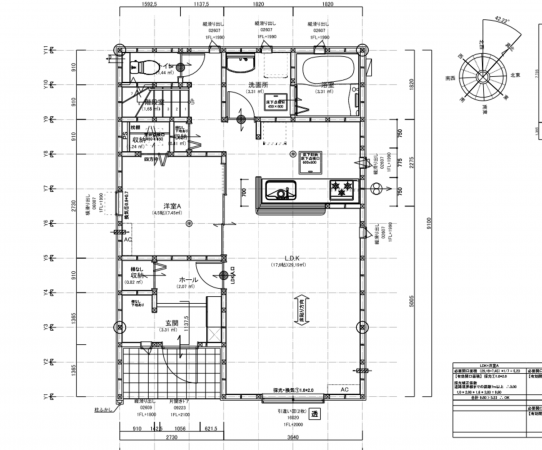 豊田市荒井町、新築一戸建ての間取り画像です