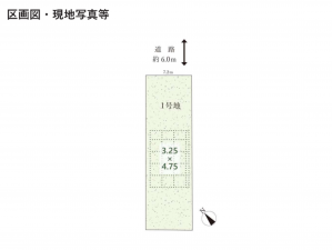 豊田市大林町、土地の間取り画像です