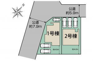豊田市高美町、新築一戸建ての画像です