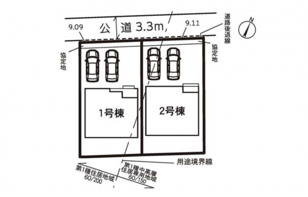 豊田市前山町、新築一戸建ての画像です