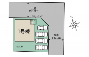 豊田市深田町、新築一戸建ての画像です