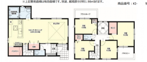 豊田市平戸橋町、新築一戸建ての間取り画像です