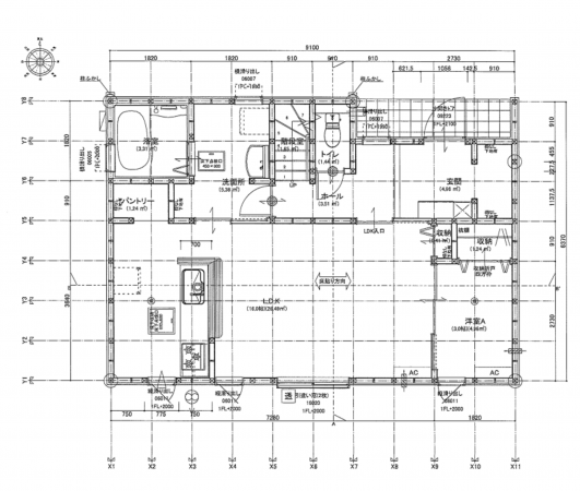 豊田市西中山町、新築一戸建ての間取り画像です