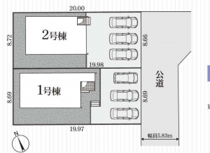 豊田市志賀町、新築一戸建ての画像です