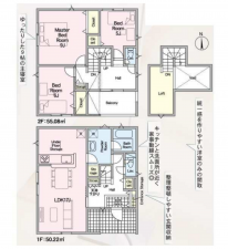 豊田市井上町、新築一戸建ての間取り画像です