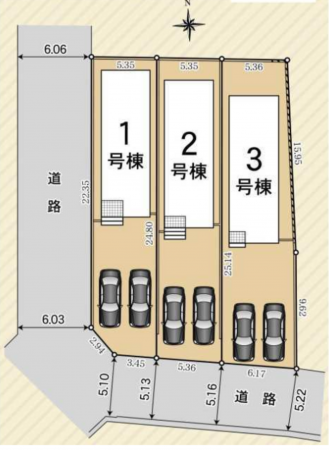 豊田市平和町、新築一戸建ての画像です