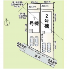 豊田市若林東町、新築一戸建ての画像です