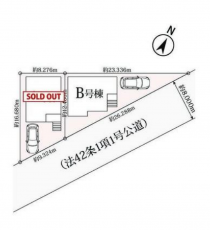 豊田市水源町、新築一戸建ての画像です