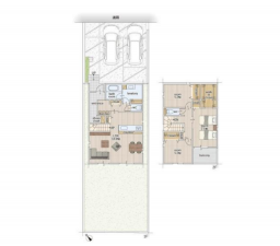 豊田市大林町、新築一戸建ての間取り画像です