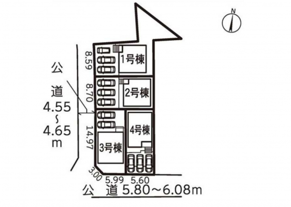 豊田市東新町、新築一戸建ての画像です